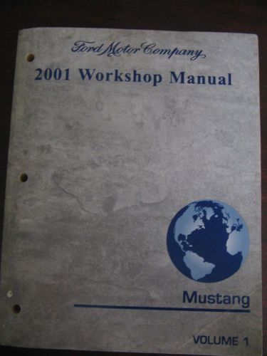 2001 ford mustang workshop manual volume 1