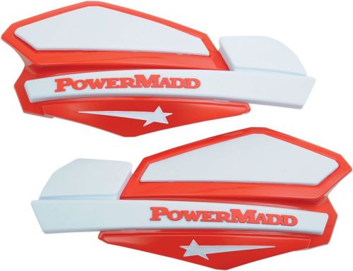 Powermadd/cobra 34222 handguards red/white
