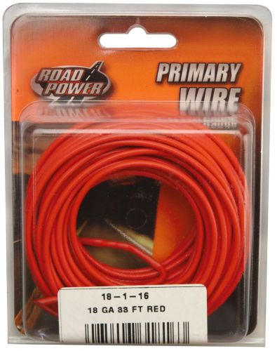 Road power 55667433 primary electrical wire, 18 gauge, 33&#039;, red