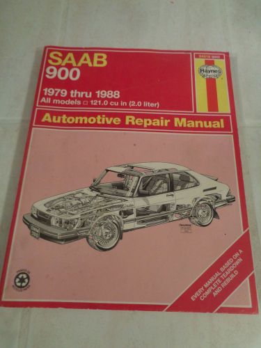 Haynes (84010) repair manual / 1979 - 1988 saab 900