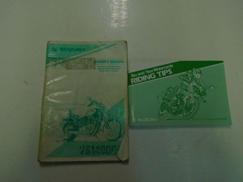 1996 suzuki vs1400gl owners manual damaged worn set factory oem book 96 deal ***