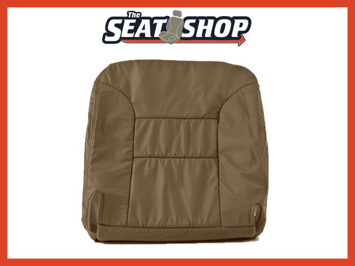 1999 gmc suburban yukon med neutral (tan) leather seat cover lh bottom