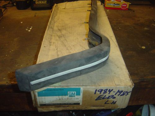 1984 1985 cadillac eldorado nos gm front bumper impact filler strip left side