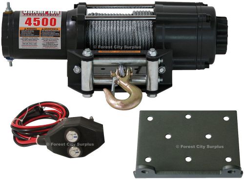 Champion powered winches with 4500 pound towing capability, boat winches