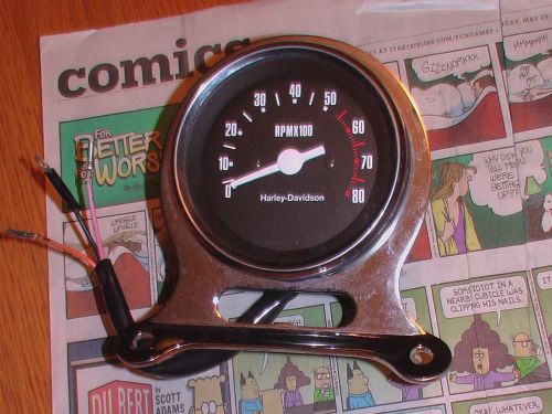 Harley davidson tachometer  and mount