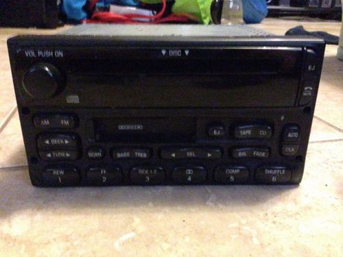 1998-2005 ford ranger/explorer radio cd cassette player # yu3f-18c868-aa