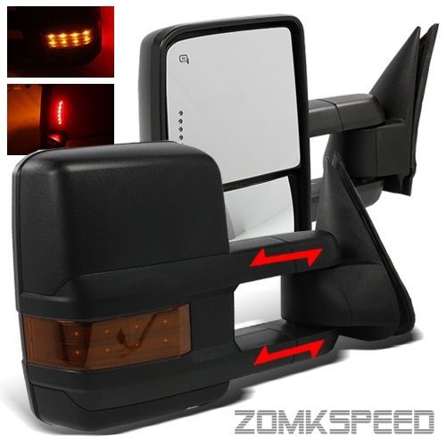For 00-02 gmc yukon xl power/heated towing mirrors/amber signal+clearance light