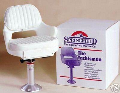 Springfield yachtmans ii deluxe package boat chair seat safety top quality