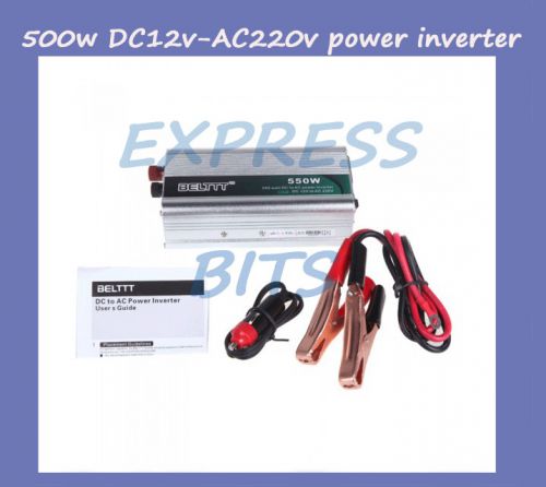 550w dc12v - ac220v car truck caravan camping power inverter converter new