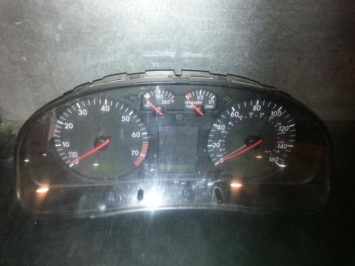 Volkswagen passat speedometer (cluster), mph, (160 mph), from vin 090001 thru