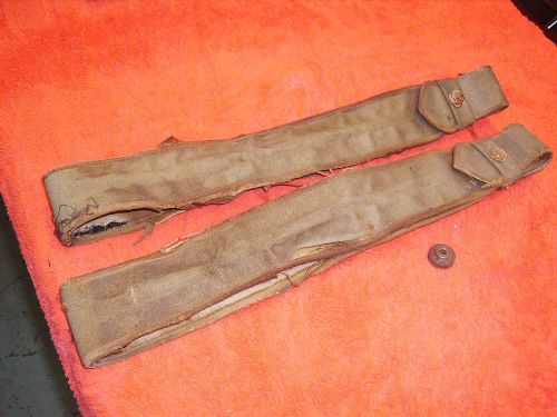 1941-42  packard senior rear seat assist straps pair.