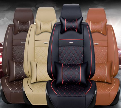 Universal pu leatehr car seat cushion cover full set 10pcs size l