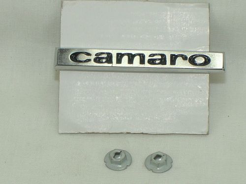 1967 camaro  header panel or trunk &#034;camaro&#034;  emblem assembly show quality
