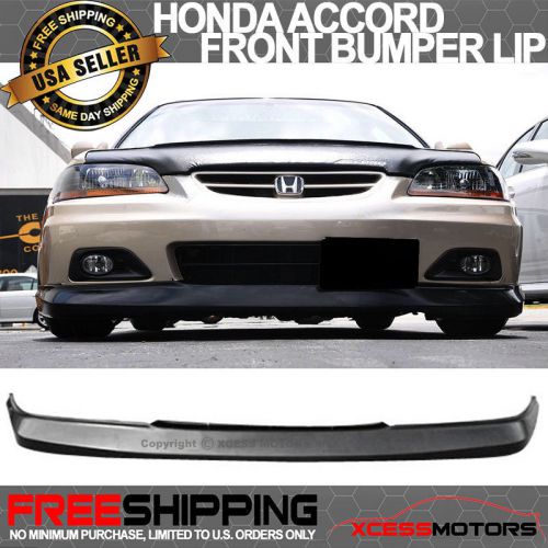 01-02 honda accord 2dr oe-type front bumper lip pu + carbon fiber sheet 60&#034;x59&#034;