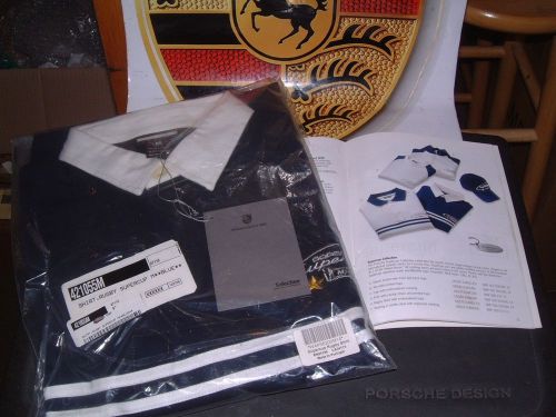 Porsche design men&#039;s nos 2004 supercup rugby shirt! usa m: euro l heavy duty!!
