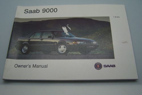 1995 saab 9000 owners manual  new original blemish on the cover