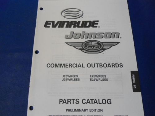 1998 johnson evinrude parts catalog , commercial outboards  models