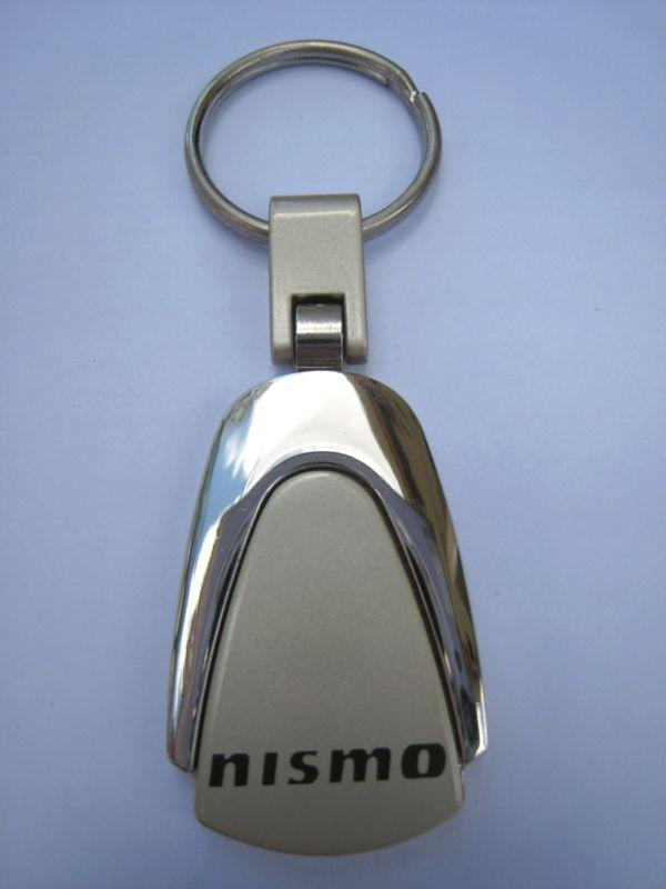 Nissan nismo metal teardrop key chain ring fob. handsome, high quality keychain.