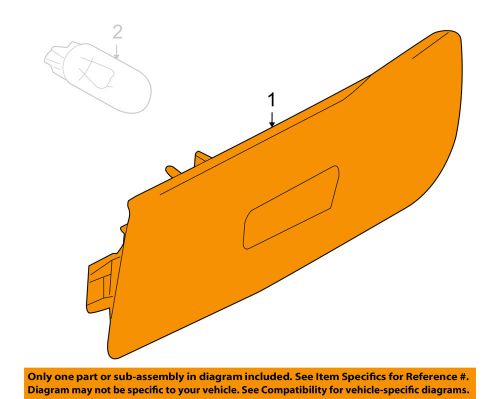 Audi oem 07-08 a3-side marker lamp right 8p4945072a