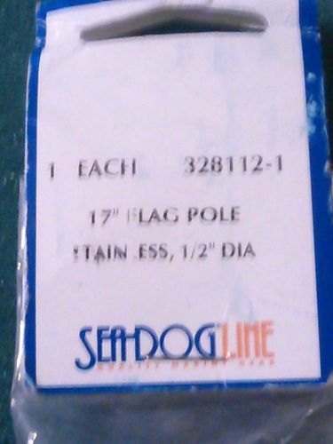 Sea-dog line 328122-1 flagpole 17in stainless