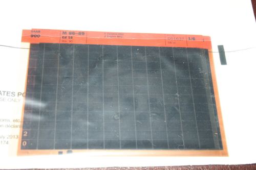 1986 - 1989 classic saab 900 master parts book on microfiche groups 0 - 10