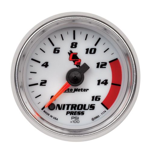 Auto meter 7174 c2; electric nitrous pressure gauge