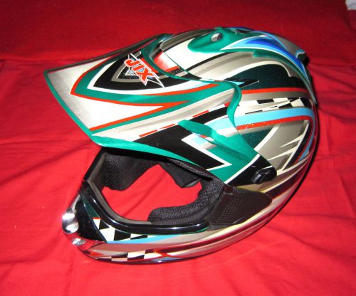 Jix full face off road bike dot motorcycle helmet, size large – nwot