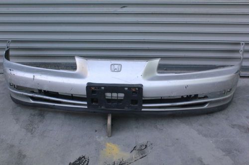 Jdm 92-96 honda prelude bb1 oem front bumper w/ lip silver