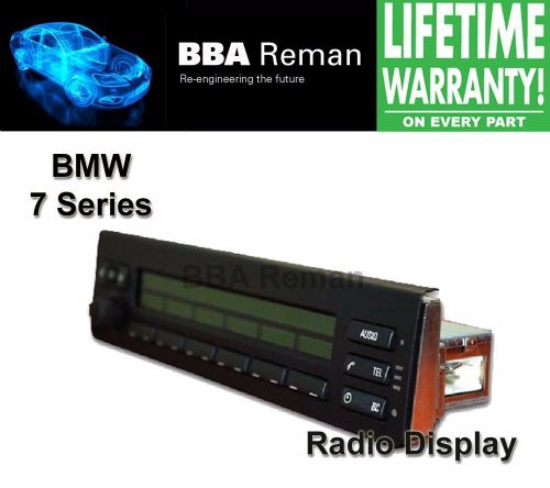 Bmw 7-series lcd radio display repair service 7 series