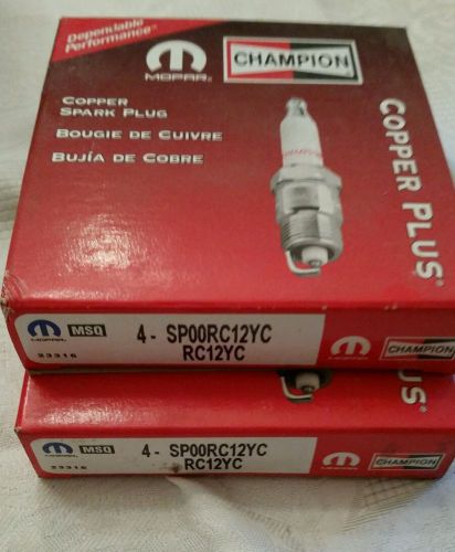 New oem mopar champion 8 spark plugs - sp00rc12yc rc12yc
