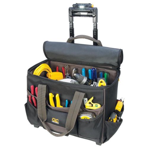 Clc l258 tech gear 17 pocket - light handle 17&#034; roller bag