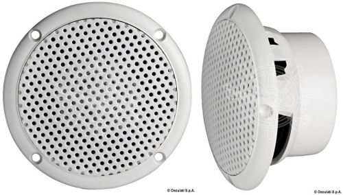 Sound marine white double cone uv resistant 40 watt 4&#034; stereo speakers