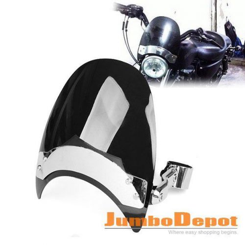 38-45mm dark tint motorcycle windshield for harley sportster wide supper glide