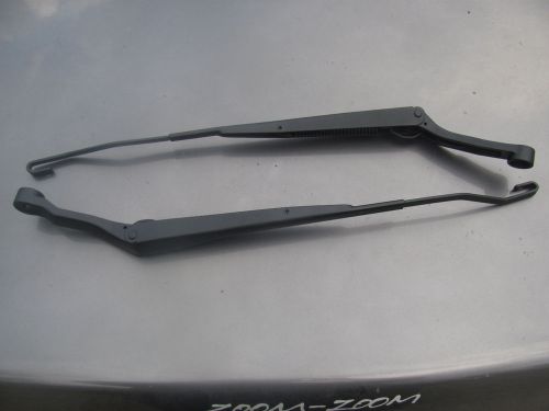 Mazda rx7 rx-7 used front wiper arm set (powder coated flat black) 1986 to 1991