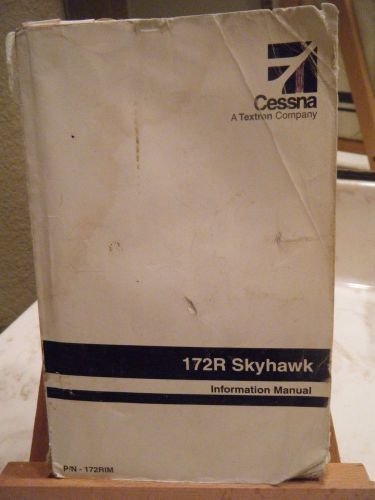 Cessna 172r skyhawk information manual 1996/1997