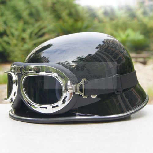 Cool adult motorcycle riding chopper cruiser biker guard helmets with goggles
