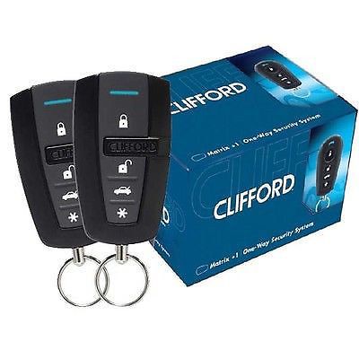 Clifford matrix 3105x car alarm keyless entry vehicle security system