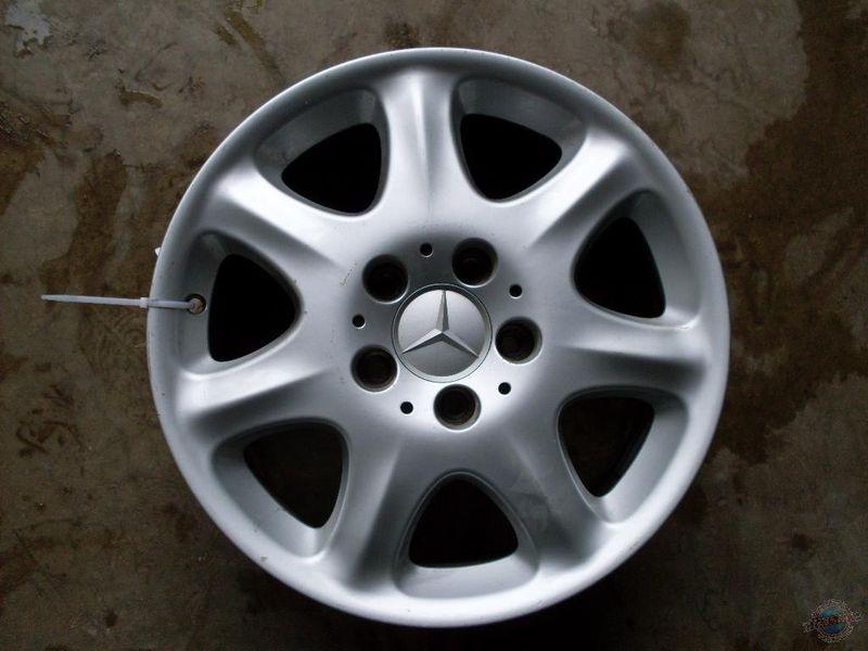 (1) wheel mercedes s-class 464959 00 01 02 alloy 80 percent edge chew