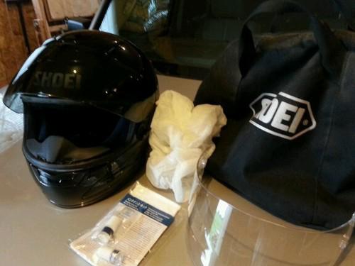 Shoei xl black motorcycle helmet