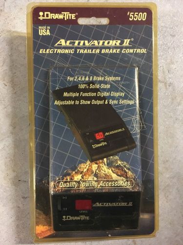 Draw-tite 5500 activator ii electronic trailer brake control - new