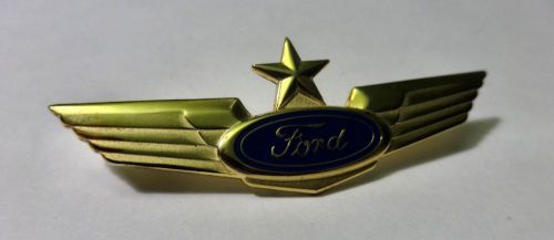 Winged lapel airlines ford motor company pilot wings pins