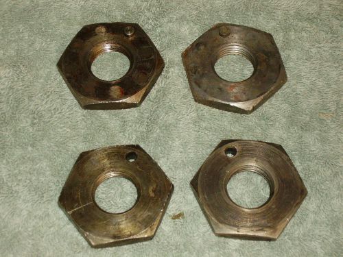 1929-36 packard senior, front wheel adjusting lock nuts.   pair.