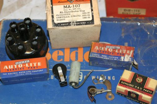 1950 1951 1952 1953 1954 desoto distributor cap rotor points tune up