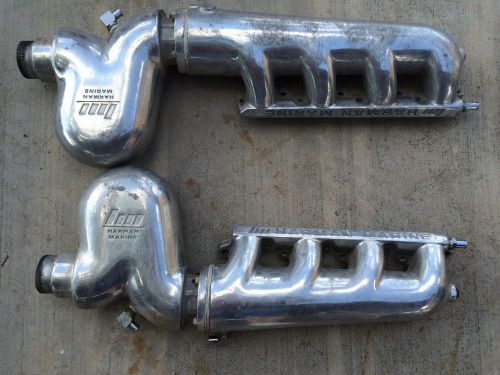 Glenwood/harman big block chevy 454 exhaust manifolds (used) for inboard