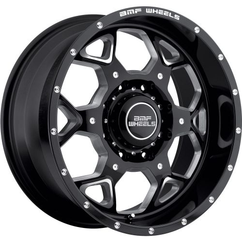 20x9 black bmf sota 8x6.5 +0 rims nitto mud grappler 35x12.50r20lt tires