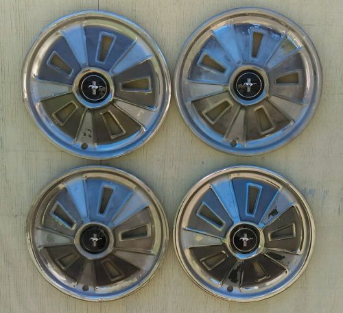 65 66 mustang original hubcap 14&#034; this is for one hubcap