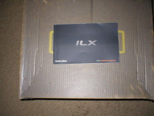 2014 acura ilx owners manual