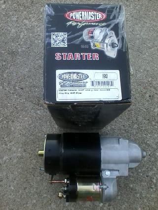 Powermaster 3510 starter for chevy 168 tooth