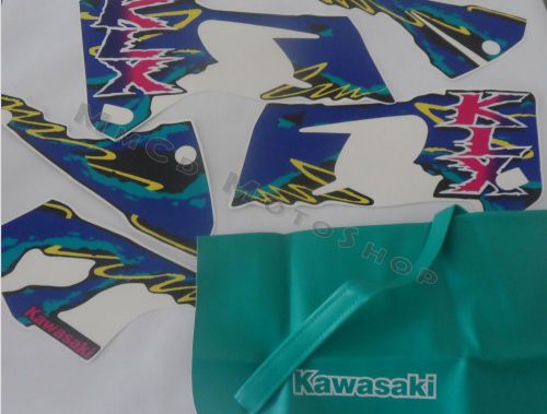 Kit seat cover &amp; kit decals complete kawasaki klx 650 ,free shipping!!