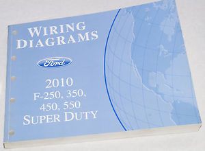 2010 ford f-250 350 450 550 super duty truck factory wiring service manual 37705